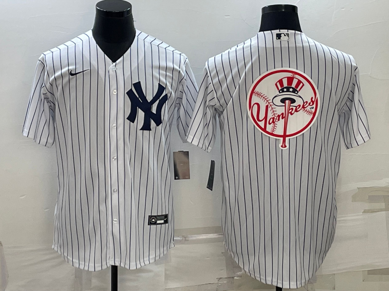Men's New York Yankees White Home Team Jersey